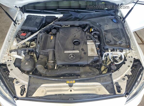 55SWF4KB5HU205422 2017 MERCEDES-BENZ C White Вид задньої частини салону
