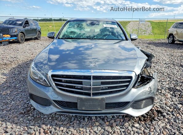 55SWF4KB5HU223273 2017 MERCEDES-BENZ C Gray Vista frontal