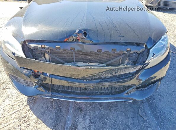 55SWF4KB5HU223936 2017 MERCEDES-BENZ C Black Вид задньої частини салону