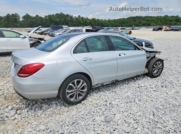 55SWF4KB5JU235476 2018 MERCEDES-BENZ C Silver Հետևի աջ