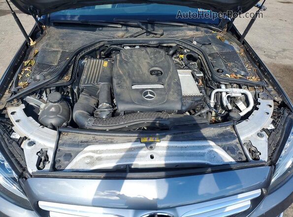 55SWF4KB5JU244923 2018 MERCEDES-BENZ C Gray Rear interior view