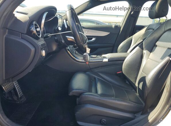 55SWF4KB5JU244923 2018 MERCEDES-BENZ C Gray Front interior view