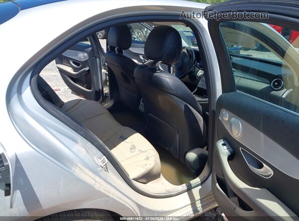 55SWF4KB6GU096872 2016 MERCEDES-BENZ C-CLASS Silver Vista de la etiqueta del VIN