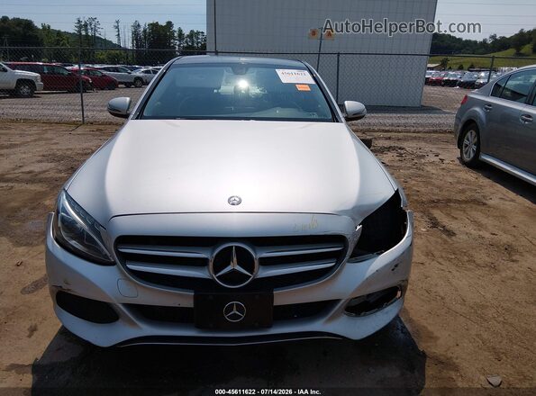 55SWF4KB6GU096872 2016 MERCEDES-BENZ C-CLASS Silver Vista interior trasera