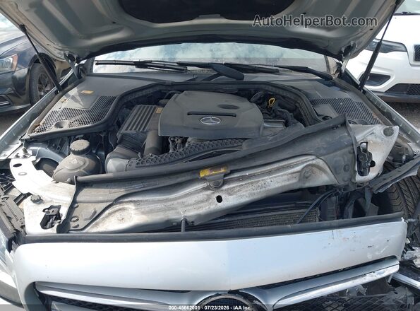 55SWF4KB6GU117557 2016 MERCEDES-BENZ C-CLASS Silver Widok z tyłu