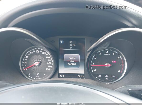 55SWF4KB6GU117557 2016 MERCEDES-BENZ C-CLASS Silver Widok tylnych siedzeń