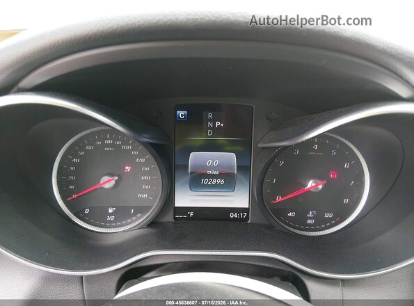 55SWF4KB6HU206336 2017 MERCEDES-BENZ C-CLASS Blue Հետևի նստատեղերի տեսք