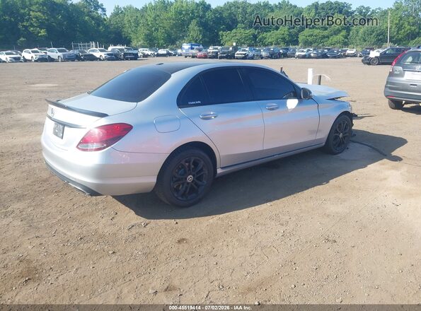 55SWF4KB6JU250911 2018 MERCEDES-BENZ C-CLASS Серебряный Задняя правая четверть