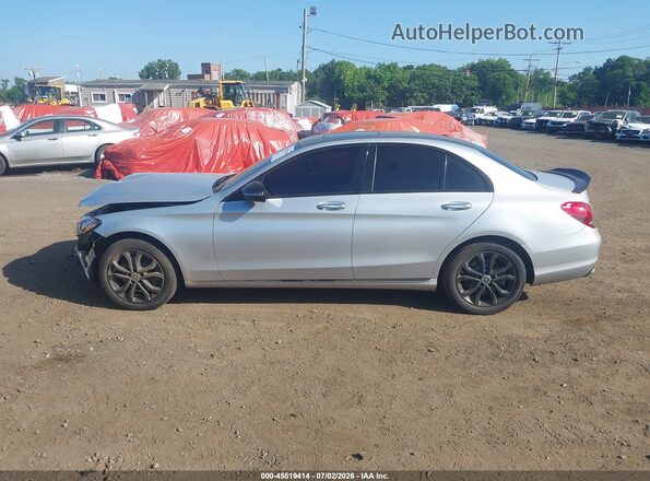55SWF4KB6JU250911 2018 MERCEDES-BENZ C-CLASS Серебряный Панорамный вид салона 360°