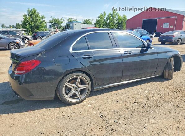 55SWF4KB6JU273217 2018 MERCEDES-BENZ C Black უკანა მარჯვენა