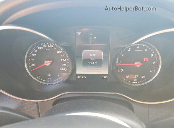 55SWF4KB6JU273217 2018 MERCEDES-BENZ C Black ხელსაწყოთა პანელის ხედი