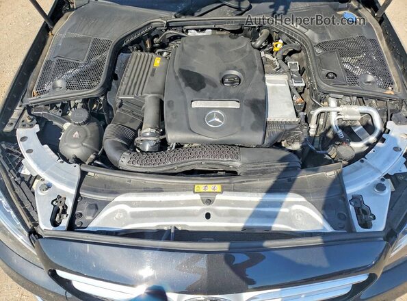 55SWF4KB6JU273217 2018 MERCEDES-BENZ C Black უკანა სალონის ხედი