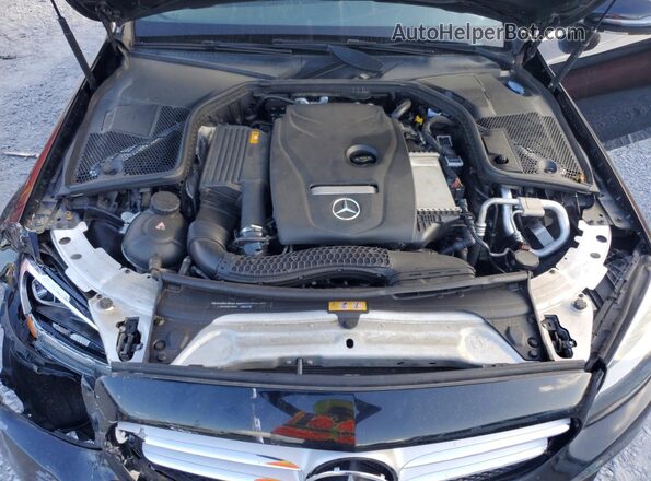 55SWF4KB6JU276795 2018 MERCEDES-BENZ C Black Սալոնի հետևի տեսք