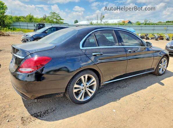 55SWF4KB6JU281317 2018 MERCEDES-BENZ C Black Trasero derecho