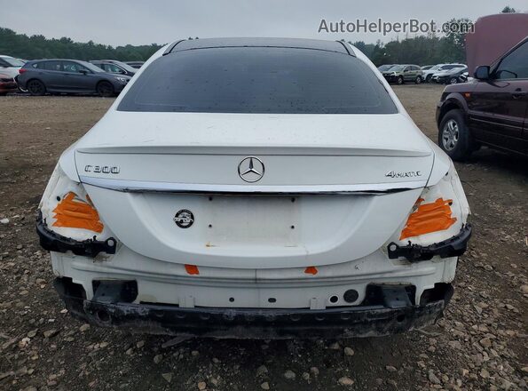 55SWF4KB7GU108561 2016 MERCEDES-BENZ C Белый Вид сзади