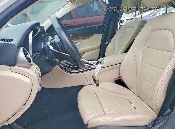 55SWF4KB7GU108561 2016 MERCEDES-BENZ C Белый Вид салона спереди