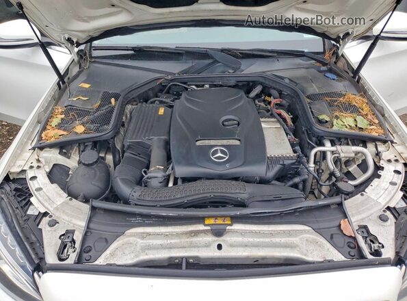 55SWF4KB7GU108561 2016 MERCEDES-BENZ C Белый Вид задней части салона