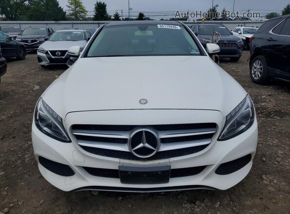 55SWF4KB7GU108561 2016 MERCEDES-BENZ C Белый Вид спереди
