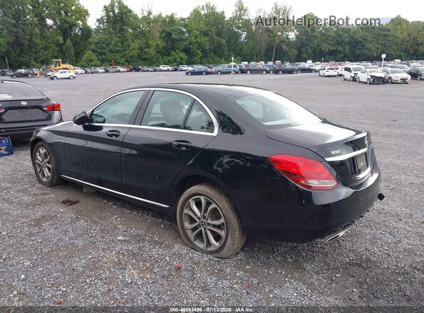 55SWF4KB7GU109791 2016 MERCEDES-BENZ C-CLASS Black Rear left