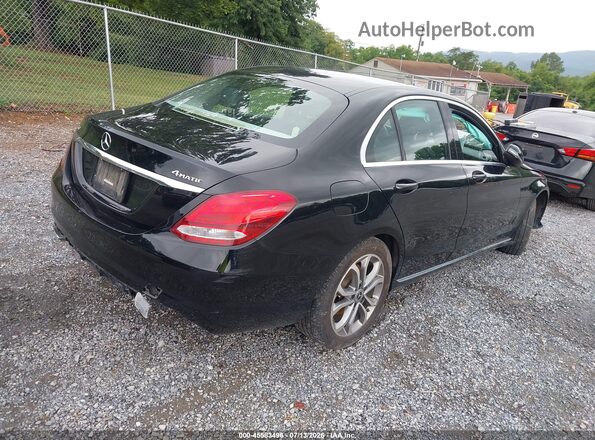 55SWF4KB7GU109791 2016 MERCEDES-BENZ C-CLASS Black Rear right
