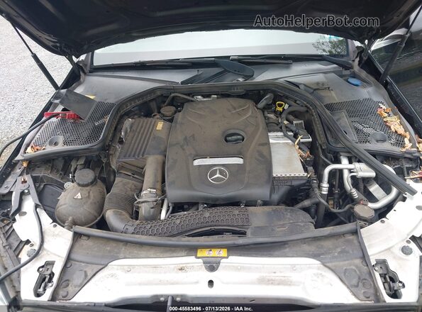 55SWF4KB7GU109791 2016 MERCEDES-BENZ C-CLASS Black Rear view