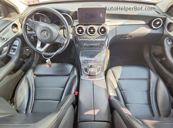 55SWF4KB7GU116983 2016 MERCEDES-BENZ C Белый Вид панели приборов