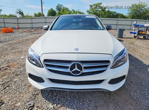 55SWF4KB7GU116983 2016 MERCEDES-BENZ C Белый Вид спереди