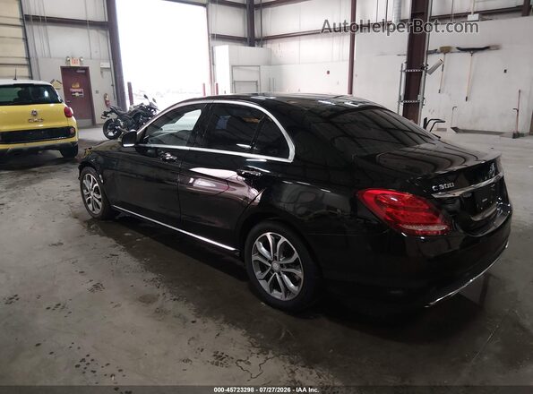 55SWF4KB7GU136425 2016 MERCEDES-BENZ C-CLASS Black Հետևի ձախ