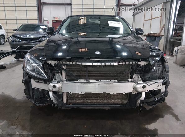 55SWF4KB7GU136425 2016 MERCEDES-BENZ C-CLASS Black Դիմացի տեսք
