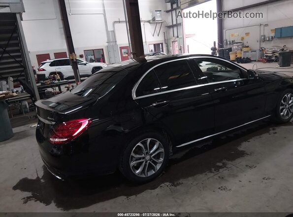 55SWF4KB7GU136425 2016 MERCEDES-BENZ C-CLASS Black Հետևի աջ
