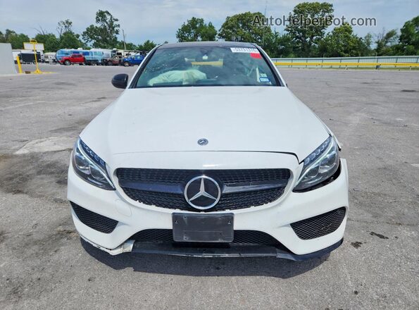 55SWF4KB7GU161552 2016 MERCEDES-BENZ C White Вид спереду