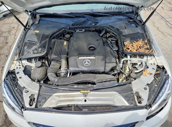 55SWF4KB7GU161552 2016 MERCEDES-BENZ C White Вид задньої частини салону