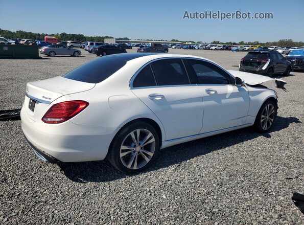 55SWF4KB7HU182984 2017 MERCEDES-BENZ C White Rear right