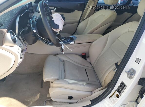 55SWF4KB7HU182984 2017 MERCEDES-BENZ C White Front interior view