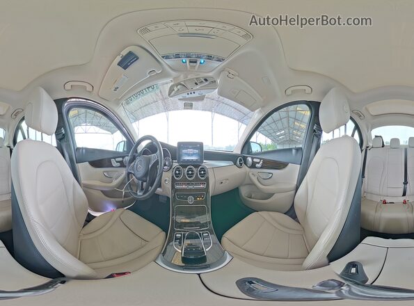 55SWF4KB7HU202554 2017 MERCEDES-BENZ C Белый Вид наклейки с VIN-кодом