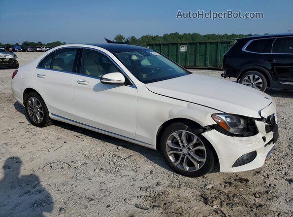 55SWF4KB7HU205812 2017 MERCEDES-BENZ C White Առջևի աջ