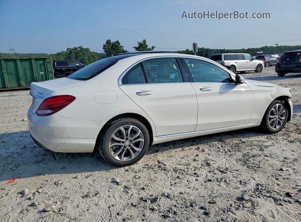 55SWF4KB7HU205812 2017 MERCEDES-BENZ C White Հետևի աջ
