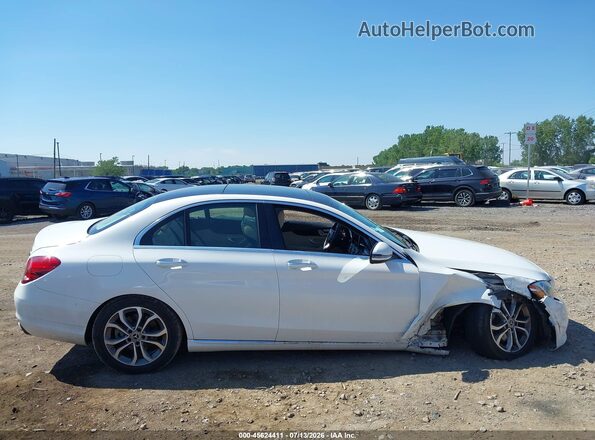 55SWF4KB7HU224747 2017 MERCEDES-BENZ C-CLASS White Vista interior trasera