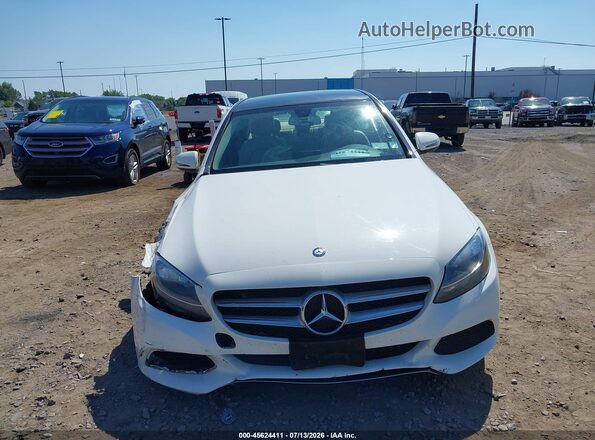 55SWF4KB7HU224747 2017 MERCEDES-BENZ C-CLASS White Vista del cuadro de instrumentos