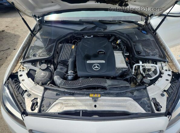 55SWF4KB7HU224781 2017 MERCEDES-BENZ C White Vista interior trasera