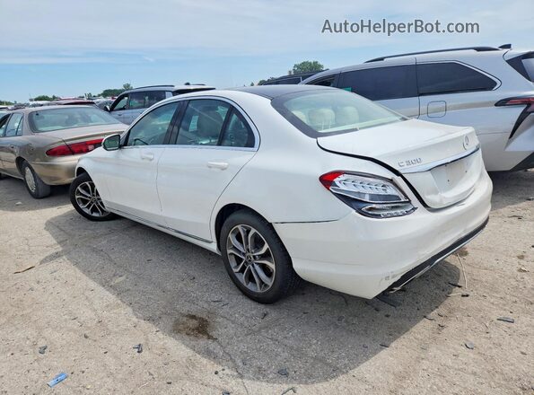 55SWF4KB7HU224781 2017 MERCEDES-BENZ C White Trasero izquierdo