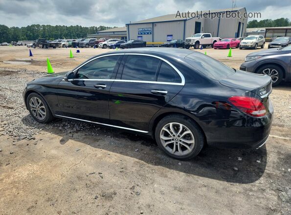 55SWF4KB7HU226322 2017 MERCEDES-BENZ C Black Задня ліва чверть