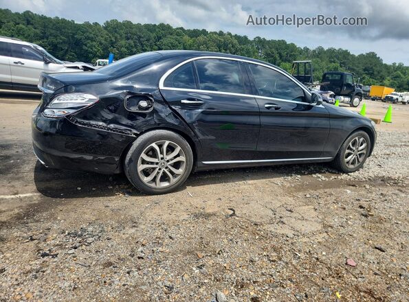 55SWF4KB7HU226322 2017 MERCEDES-BENZ C Black Задня права чверть