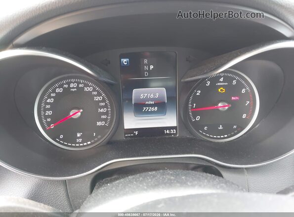 55SWF4KB7JU244549 2018 MERCEDES-BENZ C-CLASS White Вид задніх сидінь