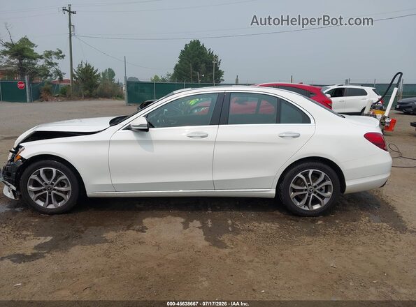 55SWF4KB7JU244549 2018 MERCEDES-BENZ C-CLASS White Панорамний вид салону 360°