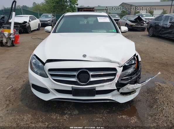 55SWF4KB7JU244549 2018 MERCEDES-BENZ C-CLASS White Вид щитка приладів
