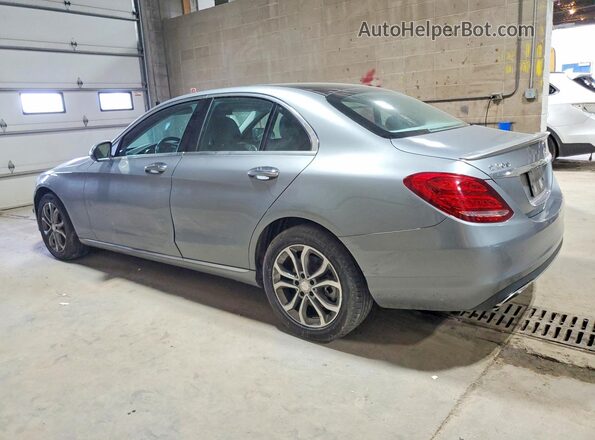 55SWF4KB8GU104650 2016 MERCEDES-BENZ C Gray Tył lewy