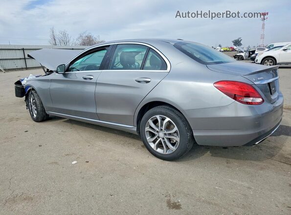 55SWF4KB8GU109637 2016 MERCEDES-BENZ C Gray Հետևի ձախ