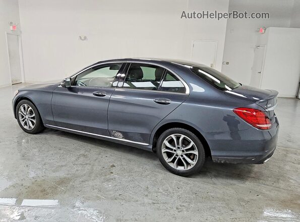 55SWF4KB8GU121335 2016 MERCEDES-BENZ C Gray Հետևի ձախ