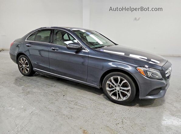 55SWF4KB8GU121335 2016 MERCEDES-BENZ C Gray Առջևի աջ